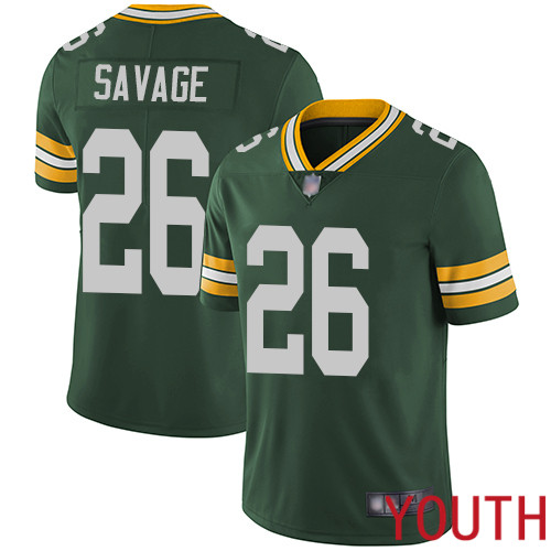 Green Bay Packers Limited Green Youth #26 Savage Darnell Home Jersey Nike NFL Vapor Untouchable